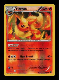 Flareon 13/98 Uncommon Reverse Holo XY - Ancient Origins Pokemon Card - Image 1