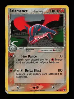 Salamence (Delta Species) 14/113 Delta Species Heavily Played Pokemon Card - Image 1