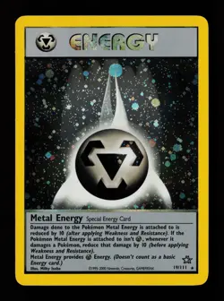 Metal Energy 19/111 Holo Rare Neo Genesis Pokemon Card - Image 1