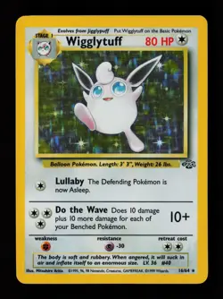 Wigglytuff 16/64 Holo Rare Jungle Pokemon Card - Image 1