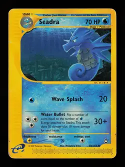 Seadra 58/147 Uncommon Aquapolis Heavily Played Pokemon Card - Image 1