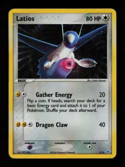 Latios 2/10 Holo EX Trainer Kit 1: Latias & Latios Heavily Played Pokemon Card - Image 1