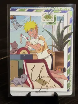 Naruto Uzumaki NRSA01-PU-006L4 Naruto Kayou Card Heavens Scroll NM English - Image 1