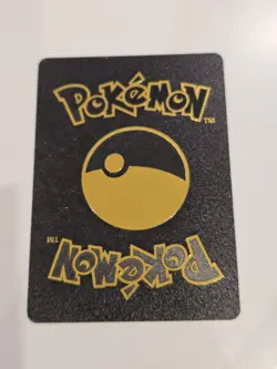 Pokemon TCG - Blastoise VMAX Alt Character Art Rare - Custom Black Metal Card - Image 2