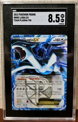 Lugia EX Team Plasma Promo Black and White Holo Card BW83 - Image 1