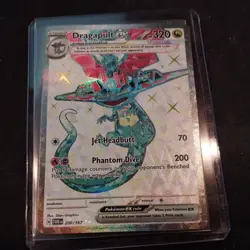 Pokemon TCG Dragapult ex 200/167 Scarlet & Violet Twilight Masquerade Ultra Rare - Image 1