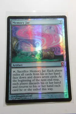 MTG Memory Jar x1-Foil -From the Vault: Relics-Lightly Played - Image 1