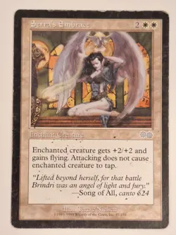 Serra's Embrace - (MP) Urza's Saga - Magic the Gathering MTG - Image 1
