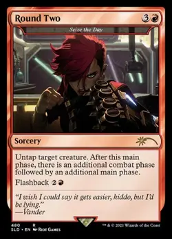 Seize the Day "Round Two" - Foil Secret Lair LP MTG - Image 1