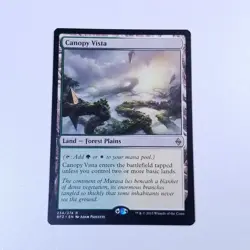 MTG Canopy Vista Battle for Zendikar NM - Image 1