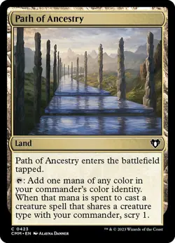 Path of Ancestry Commander Masters MTG NM - Image 1