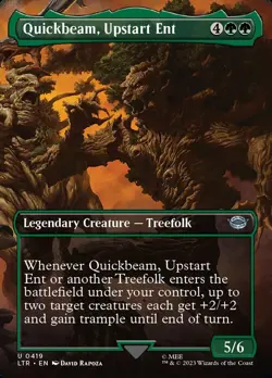 Quickbeam, Upstart Ent #419 > MTG > LTR > REGULAR > Lightly Playеd - Image 1
