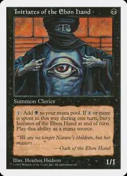 Initiates of the Ebon Hand #169 | MTG | 5ED | REGULAR | Lіghtly Played - Image 1