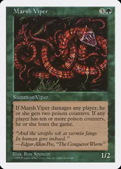 Marsh Viper #315 | MTG | 5ED | REGULAR | Lіghtly Played - Image 1