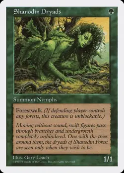 Shanodin Dryads #325 | MTG | 5ED | REGULAR | Lіghtly Played - Image 1