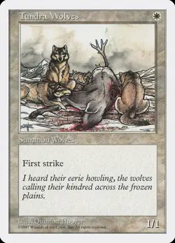 Tundra Wolves #66 | MTG | 5ED | REGULAR | Lіghtly Played - Image 1