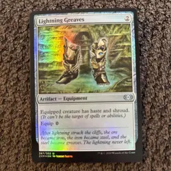 MTG-Lightning Greaves Foil - Image 1