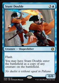 MTG Stunt Double, Conspiracy 2: Take the Crown, Moderately Played, English - Image 1
