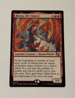 MTG Rionya, Fire Dancer - Foundations Jumpstart (Anime) NM - Image 1