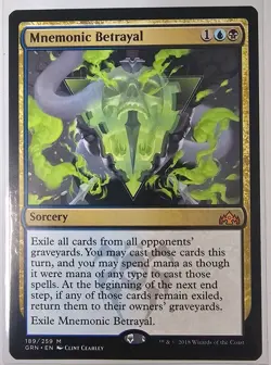 Mtg - Mnemonic Betrayal - Guilds of Ravnica (GRN) - Mythic - #189 - NM - Image 1
