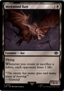 MTG Magic The Gathering Mirkwood Bats LTR 2023 Common #0095 - Image 1