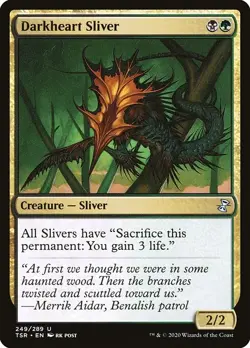 Darkheart Sliver NonFoil Time Spiral Remastered 249 NM MTG - Image 1