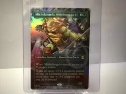 🔥Teenage Mutant Ninja Turtles MTG | Michelangelo, Wierdness to 11 | Foil 🔥 - Image 2