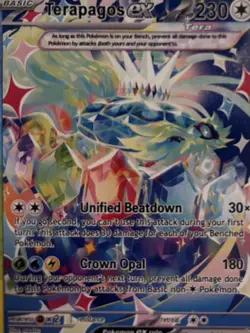 Pokemon Prismatic Evolutions Terapagos ex Special Illustration Rare Holo 169/131 - Image 3
