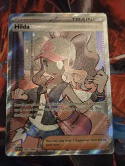 Pokemon TCG SV White Flare English Holo Trainer Hilda 164/086 Ultra Rare - Image 1