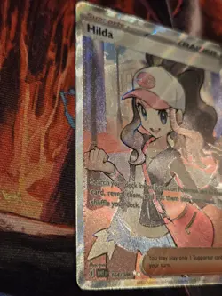 Pokemon TCG SV White Flare English Holo Trainer Hilda 164/086 Ultra Rare - Image 2
