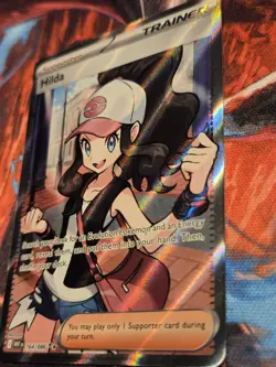 Pokemon TCG SV White Flare English Holo Trainer Hilda 164/086 Ultra Rare - Image 3
