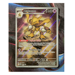 Pokemon TCG Alakazam 009 Me: Mega Evolution Promo Holo Eng 140HP - Image 1