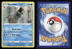 Gyarados 022/078 Holo Rare Pokemon GO Pokemon NM/M - Image 3