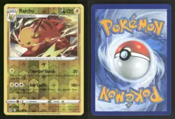 Raichu 053/196 Rare Lost Origin Pokemon Reverse Holo NM/M - Image 3