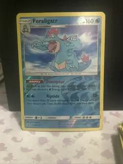 Feraligatr Holo Rare Reverse Holo Dragon Majesty 24/70 LP Pokemon TCG - Image 1