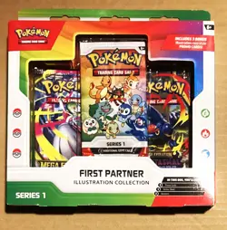 Pokemon TCG First Partner Illustration Collection Series NEW - Image 1