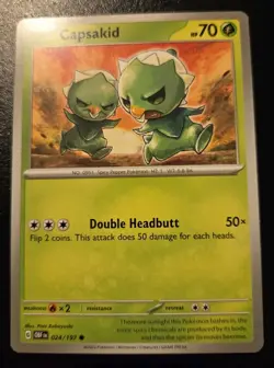 Capsakid 024/197 Common Scarlet & Violet: Obsidian Flames Pokemon TCG - Image 1