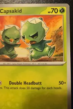 Capsakid 024/197 Common Scarlet & Violet: Obsidian Flames Pokemon TCG - Image 3