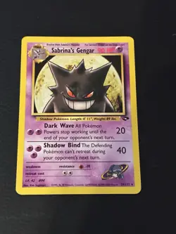 Pokemon TCG Sabrina's Gengar Gym Challenge 29/132 Rare Card LP - Image 1