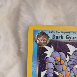 Pokemon Dark Gyarados Team Rocket 8/82 Prerelease Holo Rare Stage 1 70 HP - Image 3
