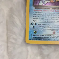 Pokemon Dark Gyarados Team Rocket 8/82 Prerelease Holo Rare Stage 1 70 HP - Image 4