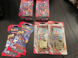 Pokemon Destined Rivals Sleeved Booster Checklane Booster Bundle Combo Pack 2x - Image 1