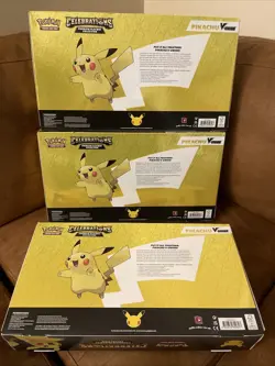 Pokemon Celebrations 25th Anni Pikachu V-union Premium Playmat Collection Sealed - Image 2