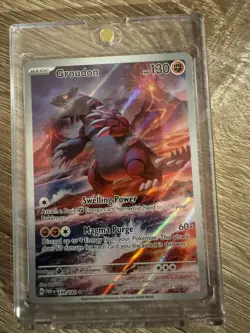 Groudon 199/182 Paradox Rift Illustration Rare Holo Full Art English 2023 - Image 1