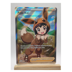 Pokemon Poke Kid Trainer Full Art Ultra Rare Holo 070/072 Shining Fates LP/NM - Image 1