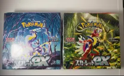 Pokemon Scarlet ex & Violet ex Booster Box SV1S SV1V Japanese Sealed - Image 1