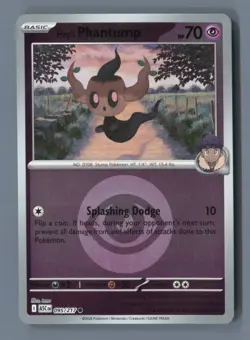 Hop's Phantump Energy Symbol Pattern 95/217 Holo Ascended Heroes Reverse Holo NM - Image 1