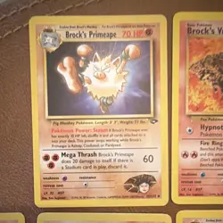 Pokemon TCG Gym Heroes Brock's Primeape/Vulpix/Sandshrew Lot (15) WOTC English - Image 3