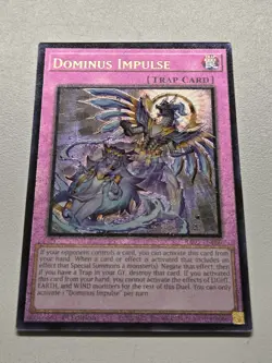 Dominus Impulse (PUR) RA05-EN080 Ultimate Rare Yugioh Rarity Collection 5 Mint - Image 1