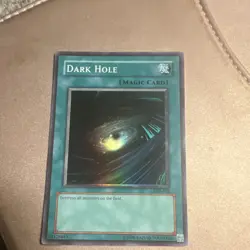 Konami Yu-Gi-Oh! Dark Hole LOB-052 Unlimited Spell Super Rare - Image 1